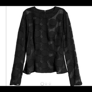 H&M Sheer blouse